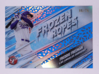 Freddie Freeman 2024 Topps Pristine Frozen Ropes Blue #FR9 #06/75 at PristineAuction.com