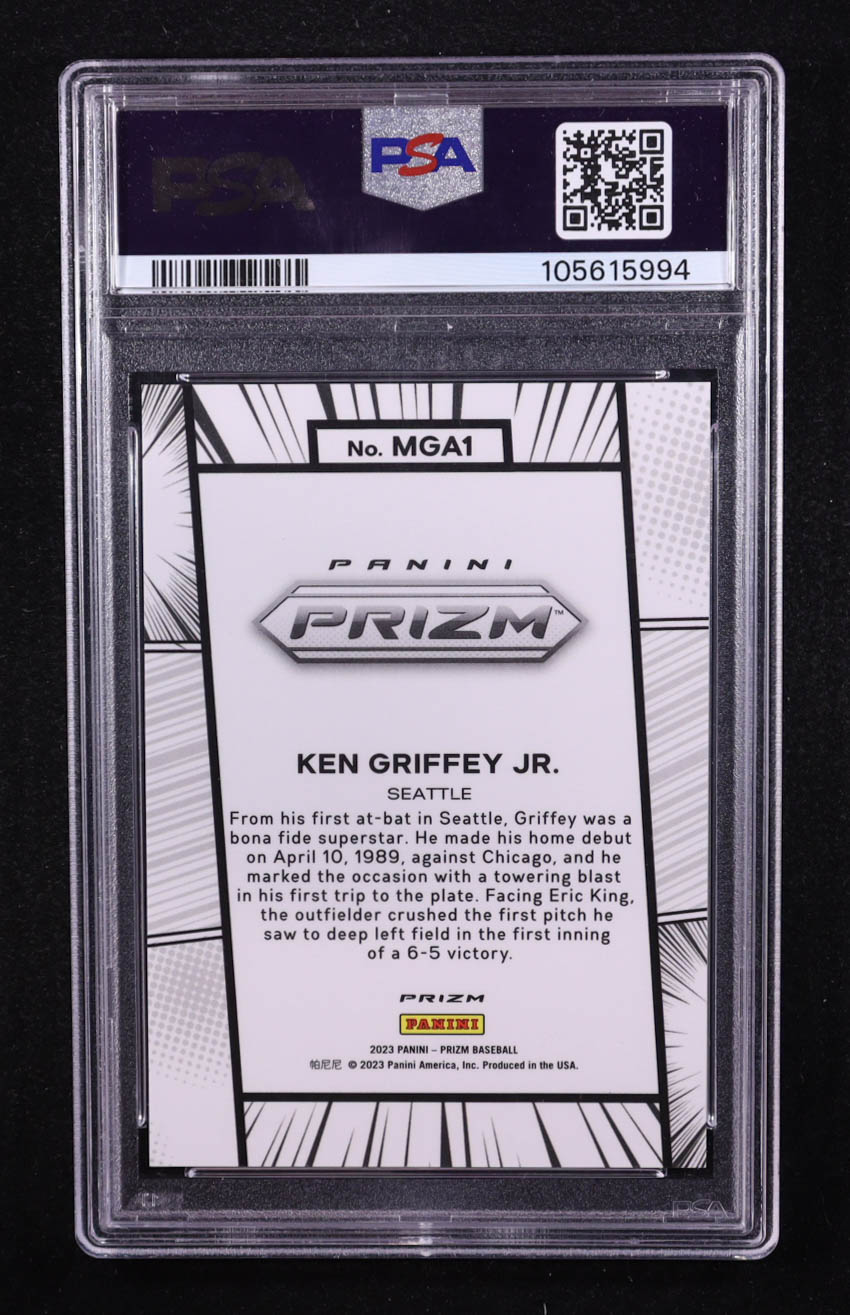Ken Griffey Jr. 2023 Panini Prizm Manga #1 (PSA 10) at PristineAuction.com Ken Griffey Jr. 2023 Panini Prizm Manga #1 (PSA 10) at PristineAuction.com