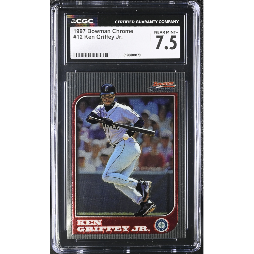 Ken Griffey Jr. 1997 Bowman Chrome #12 (CGC 7.5) at PristineAuction.com