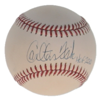Carlton Fisk Signed OML Baseball Inscribed "HOF 2000" (JSA) at PristineAuction.com