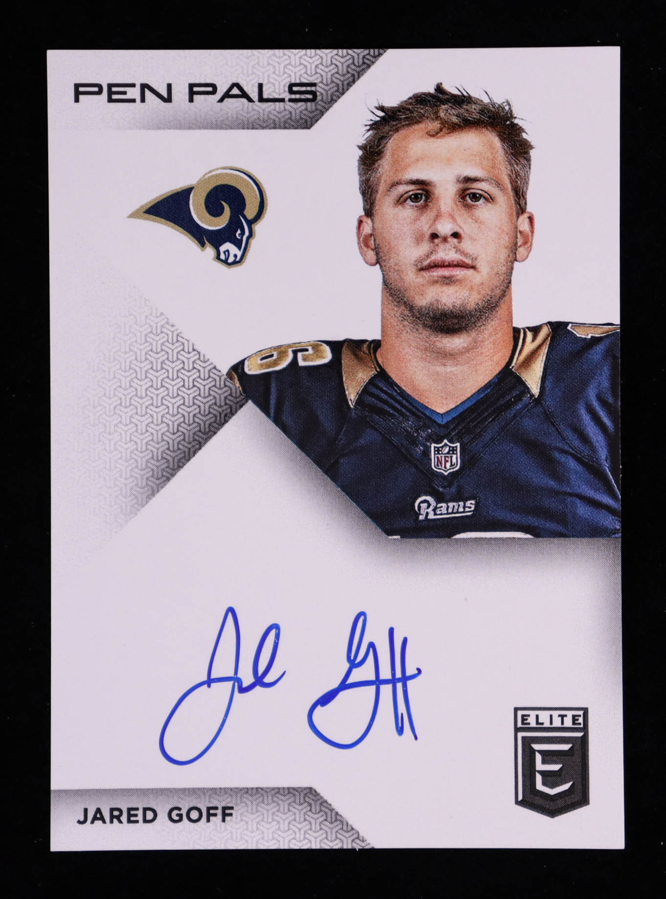 Jared Goff 2016 Elite Pen Pals #PPJG RC at PristineAuction.com Jared Goff 2016 Elite Pen Pals #PPJG RC at PristineAuction.com