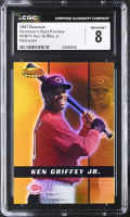 Ken Griffey Jr. 1997 Bowman's Best Preview Refractor #BBP2 (CGC 8) at PristineAuction.com