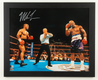 Mike Tyson Signed Custom Framed Photo Display (Tyson & Beckett) at PristineAuction.com
