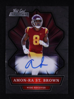 Amon-Ra St. Brown 2021 Wild Card Alumination Autographs #ABCA RC at PristineAuction.com