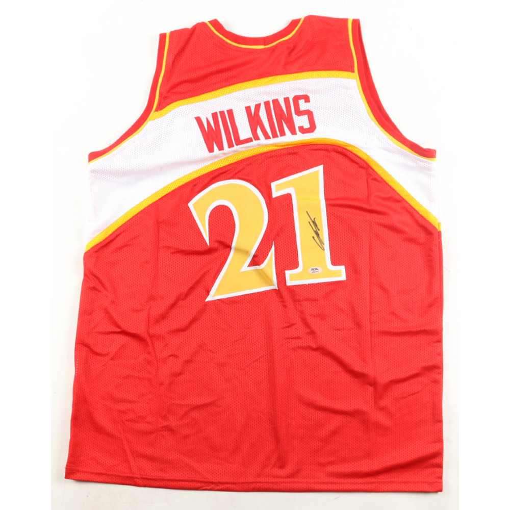 Dominique Wilkins Signed Jersey (PSA) at PristineAuction.com