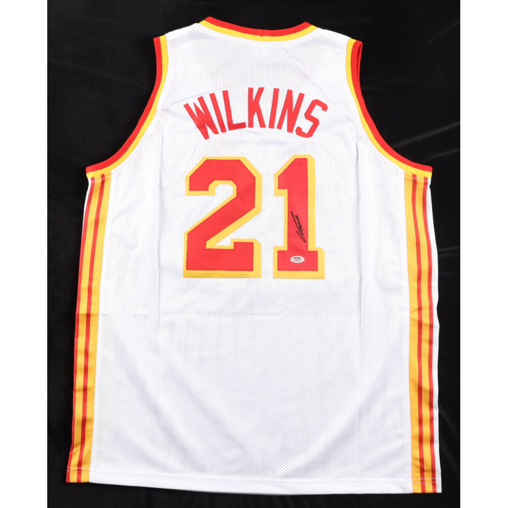 Dominique Wilkins Signed Jersey (PSA) at PristineAuction.com