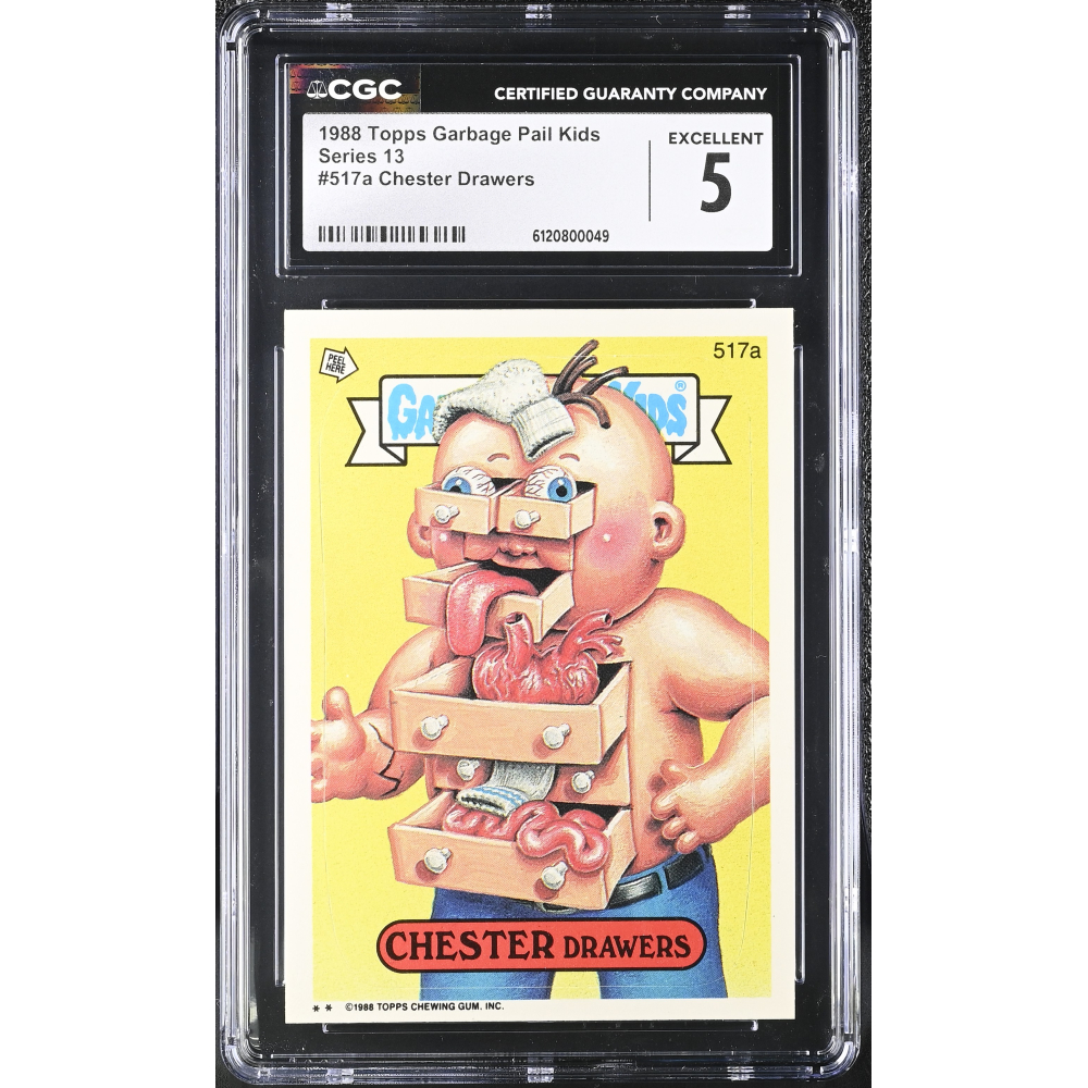 Chester Drawers 1988 Topps Garbage Pail Kids #517a (CGC 5) at PristineAuction.com