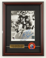 Walter Payton Signed Bears Custom Framed Photo Display Inscribed "Sweetness" (PSA) at PristineAuction.com