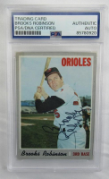 Brooks Robinson Signed 1970 Topps #230 (PSA) at PristineAuction.com