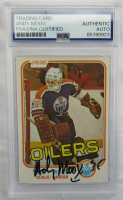 Andy Moog Signed 1981 O-Pee-Chee #120 (PSA) at PristineAuction.com