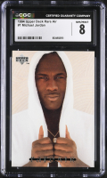Michael Jordan 1994 Upper Deck Jordan Rare Air #1 (CGC 8) at PristineAuction.com