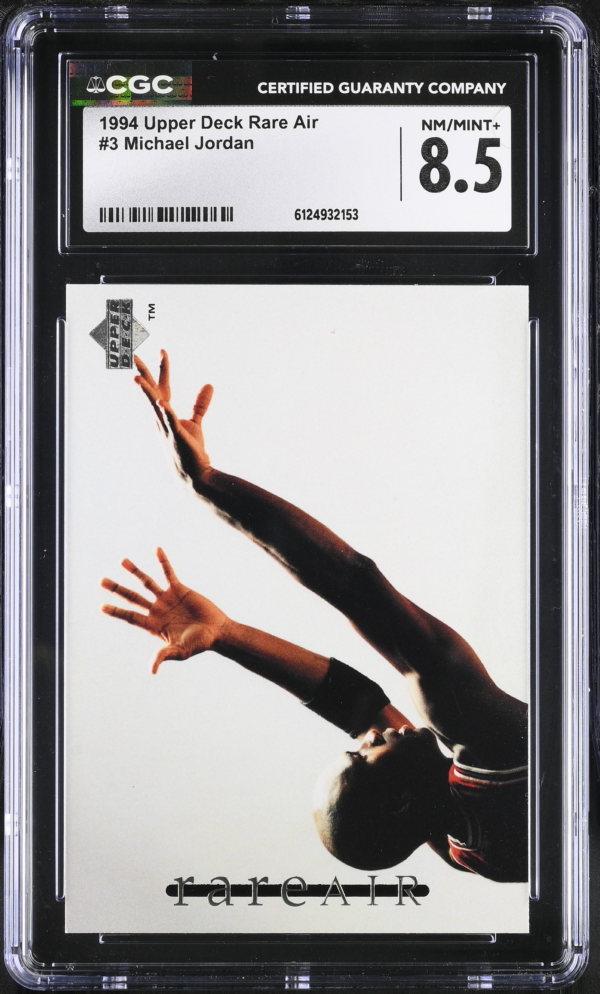 Michael Jordan 1994 Upper Deck Jordan Rare Air #3 (CGC 8.5) at PristineAuction.com Michael Jordan 1994 Upper Deck Jordan Rare Air #3 (CGC 8.5) at PristineAuction.com