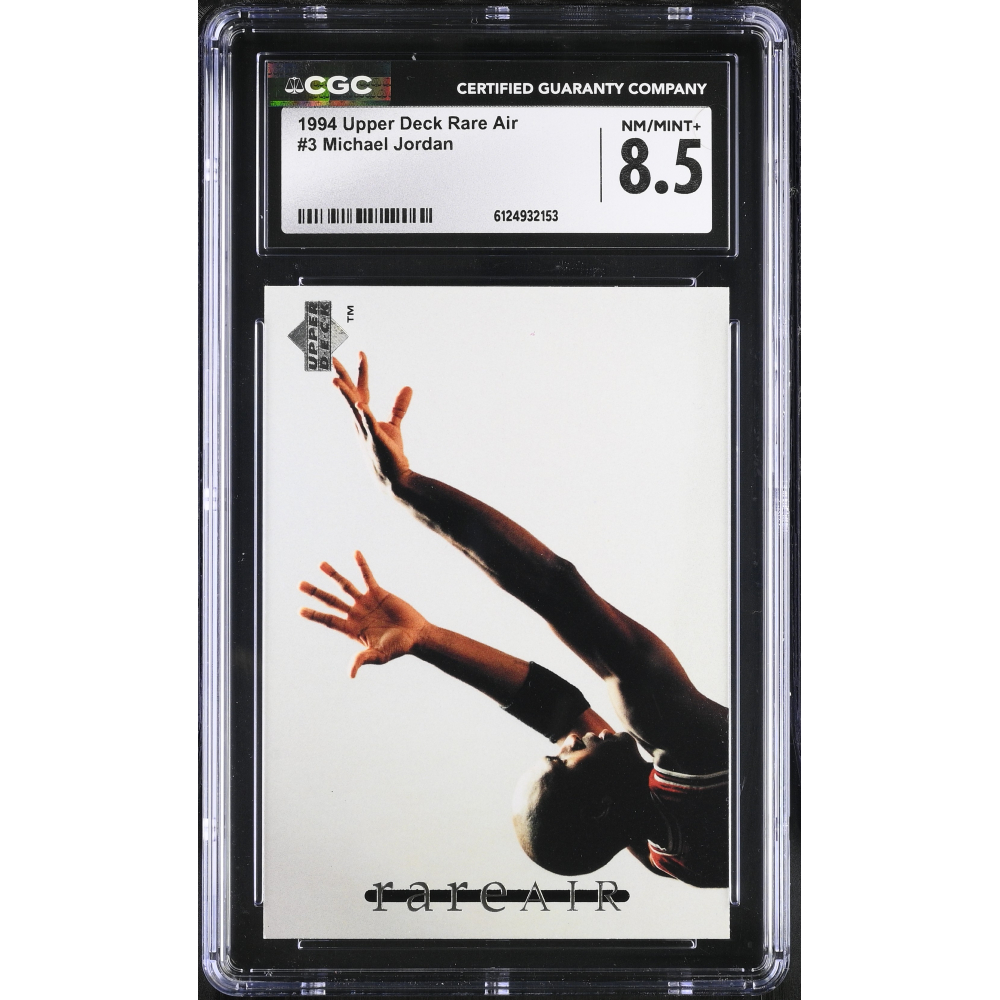 Michael Jordan 1994 Upper Deck Jordan Rare Air #3 (CGC 8.5) at PristineAuction.com