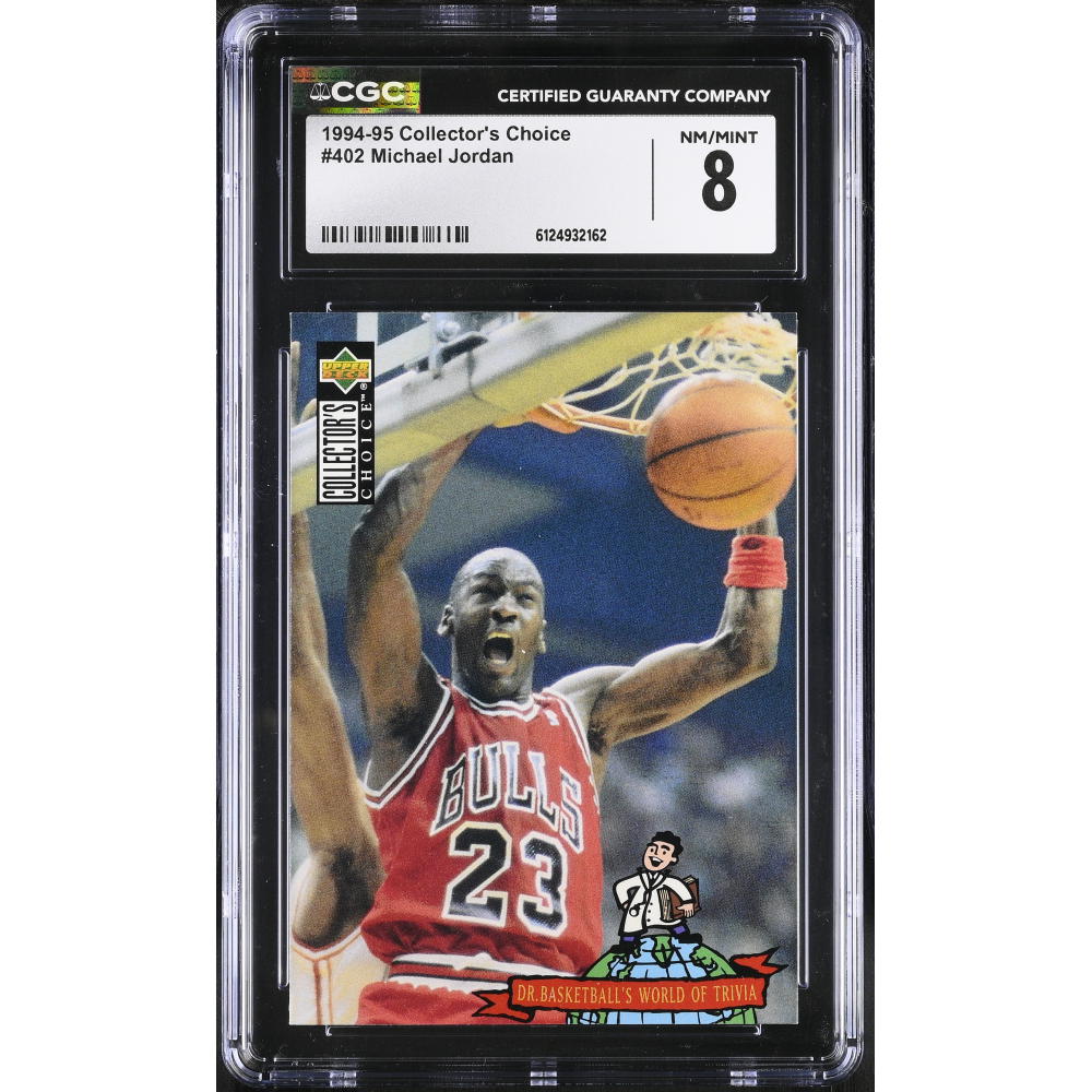 Michael Jordan 1994-95 Collector's Choice TRIV #402 (CGC 8) at PristineAuction.com