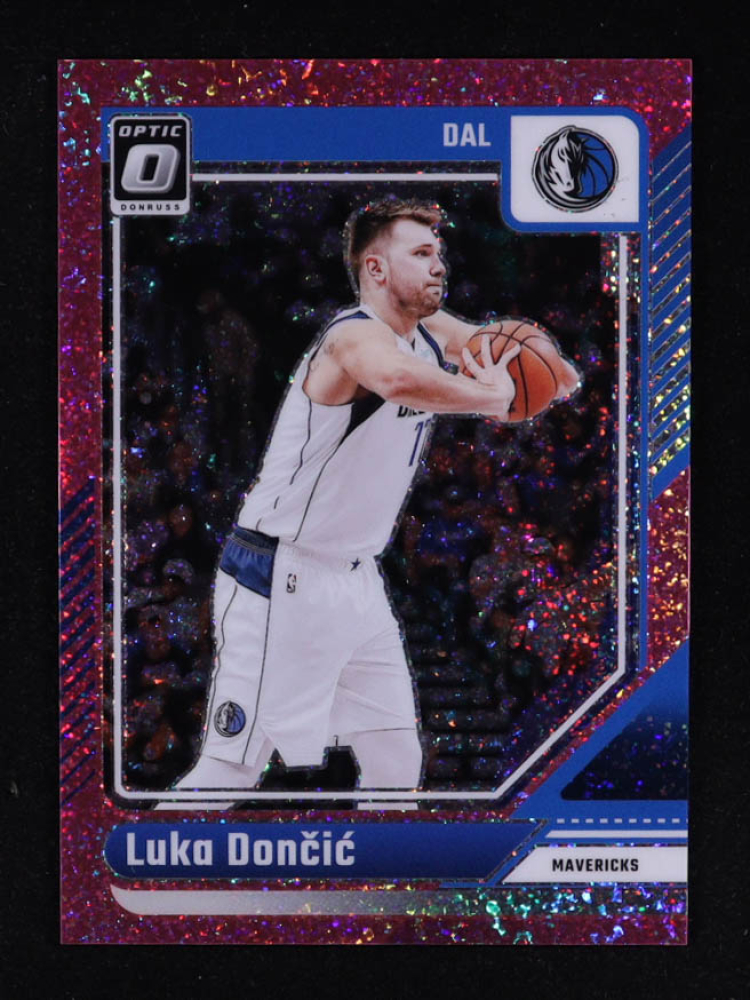 Luka Doncic 2024-25 Donruss Optic Pink Glitter #214 #213/275