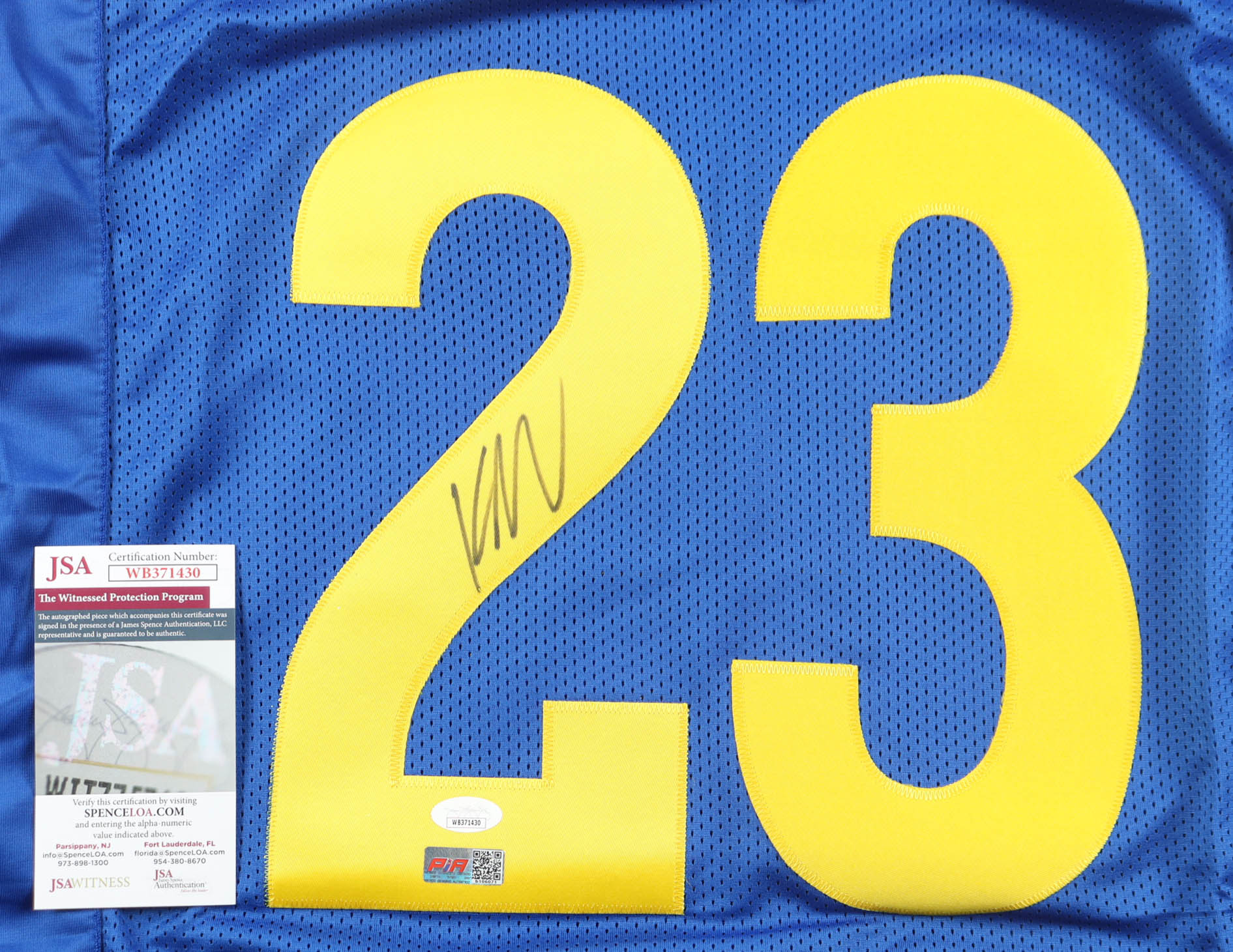 Kyren Williams Signed Jersey (JSA) at PristineAuction.com Kyren Williams Signed Jersey (JSA) at PristineAuction.com