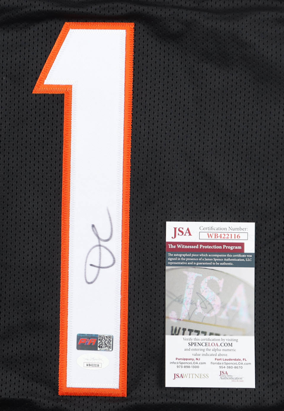 Ja'Marr Chase Signed Jersey (JSA) at PristineAuction.com Ja'Marr Chase Signed Jersey (JSA) at PristineAuction.com