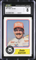 Dale Jarrett 1988 Maxx Charlotte #61 RC (CGC 8) at PristineAuction.com