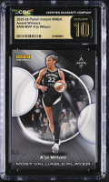 A'ja Wilson 2025-26 Panini Instant WNBA Award Winners #AW-MVP (CGC Pristine 10 | Black Label) at PristineAuction.com