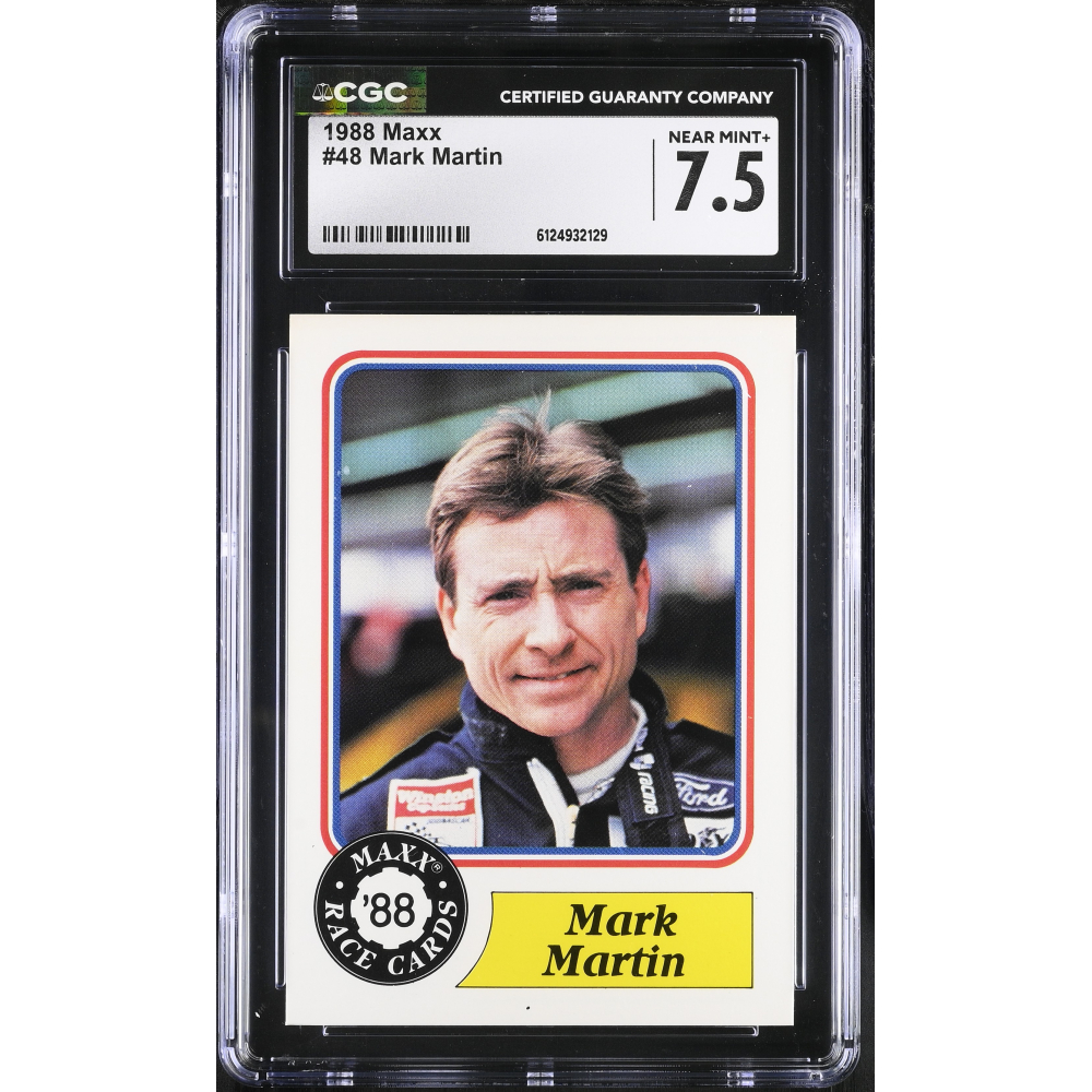 Mark Martin 1988 Maxx Charlotte #48 RC (CGC 7.5) at PristineAuction.com