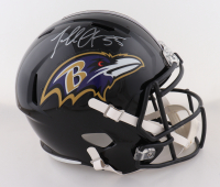 Terrell Suggs Signed Ravens Full-Size Speed Helmet (Schwartz) at PristineAuction.com