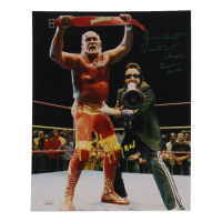 Hulk Hogan & Jimmy Hart Signed WWE 8x10 Photo Inscribed "Mouth of the South" & "2005 HOF" (JSA) at PristineAuction.com