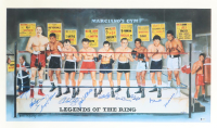 LE "Legends of the Ring" 19.5x32.5 Poster Signed By (10) with Muhammad Ali, Floyd Patterson, Carlos Ortiz, Jake LaMotta (Beckett) at PristineAuction.com