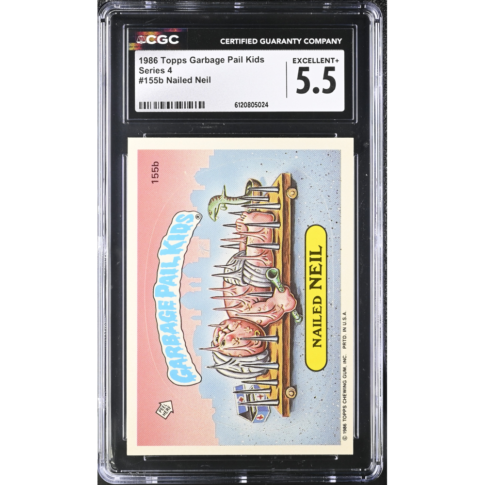 Nailed Neil 1986 Topps Garbage Pail Kids #155b (CGC 5.5) at PristineAuction.com