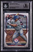 Wyatt Langford Signed 2023 Bowman Draft #BD106 (BGS) at PristineAuction.com