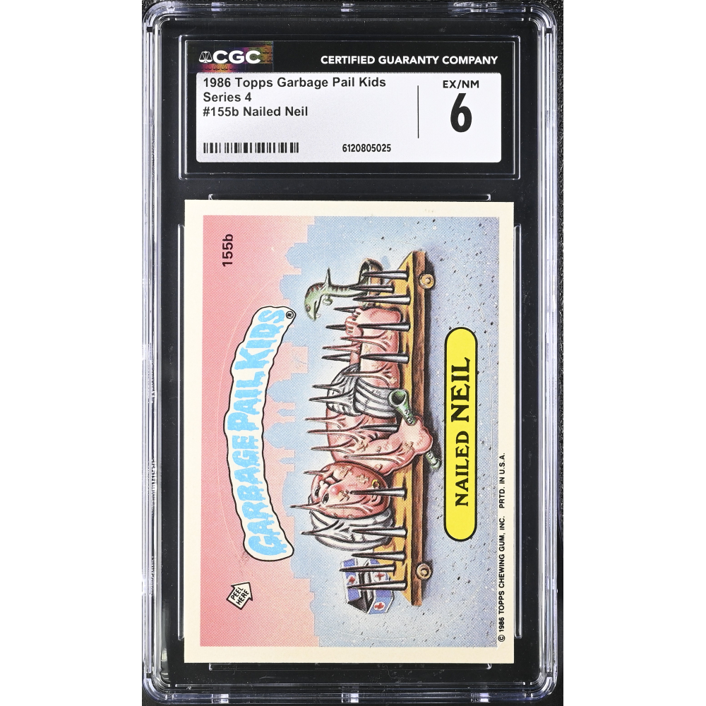 Nailed Neil 1986 Topps Garbage Pail Kids #155b (CGC 6) at PristineAuction.com