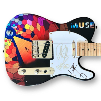 Matt Bellamy, Christ Wolsentholme & Dominic Howard Signed "Muse" Telecaster Guitar (JSA) at PristineAuction.com