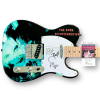 "The Cure" 39" Electric Guitar Band-Signed By (4) with Robert Smith, Simon Gallup, Roger O'Donnell & Jason Cooper (JSA) at PristineAuction.com