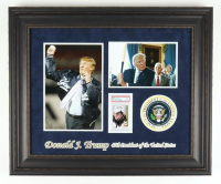 Donald J. Trump Signed "Make America Great Again" Custom Framed Card Display (PSA | Autograph Graded 9) at PristineAuction.com