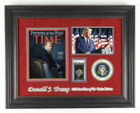 Donald J. Trump Signed "Trump The Game" Custom Framed Card Display (PSA) at PristineAuction.com