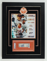 Miguel Cabrera Signed Tigers 2012 Opening Day Ticket Custom Framed Display Inscribed "Triple Crown 2012" (PSA) at PristineAuction.com