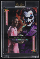 Lionel Messi 2025 Wild Card Jokers Wild Joker Lava #SDJWMLMNC06 #1/1 at PristineAuction.com