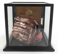 Nolan Ryan Signed Rawlings Baseball Glove with Photoback Display Case Inscribed "7 No-Hitters" (PSA) at PristineAuction.com