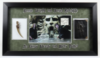 Daniel Radcliffe & Bonnie Wright Signed "Harry Potter and the Chamber Of Secrets" Custom Framed Photo Display With Movie Props (Beckett & JSA) at PristineAuction.com