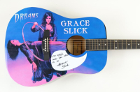 Grace Slick Signed "Dreams" Custom 39" Acoustic Guitar Inscribed "You Know What You Need To Do" (JSA) at PristineAuction.com