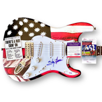 Sly Stone Signed "Sly and the Family Stone" Stratocaster Electric Guitar (JSA & PSA) at PristineAuction.com