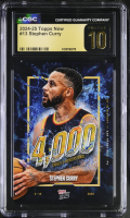 Stephen Curry 2024-25 Topps Now #13 (CGC Pristine 10 | Black Label) at PristineAuction.com