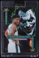 Giannis Antetokounmpo 2025 Wild Card Jokers Wild Joker Prismatic #SDJWMGANK04 #1/1 at PristineAuction.com