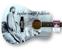 Taylor Swift Guitar with Signed Custom Insert Pickguard (JSA) at PristineAuction.com