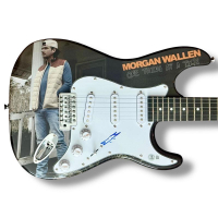Morgan Wallen Signed "One Thing at a Time" Custom Stratocaster Guitar (Beckett) at PristineAuction.com