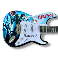 Guillermo Del Toro Signed "Hellboy" Custom Stratocaster Guitar (JSA) at PristineAuction.com