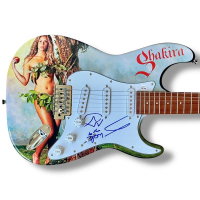 Shakira Signed Custom Stratocaster Guitar with Hand-Drawn Sketch (PSA) at PristineAuction.com