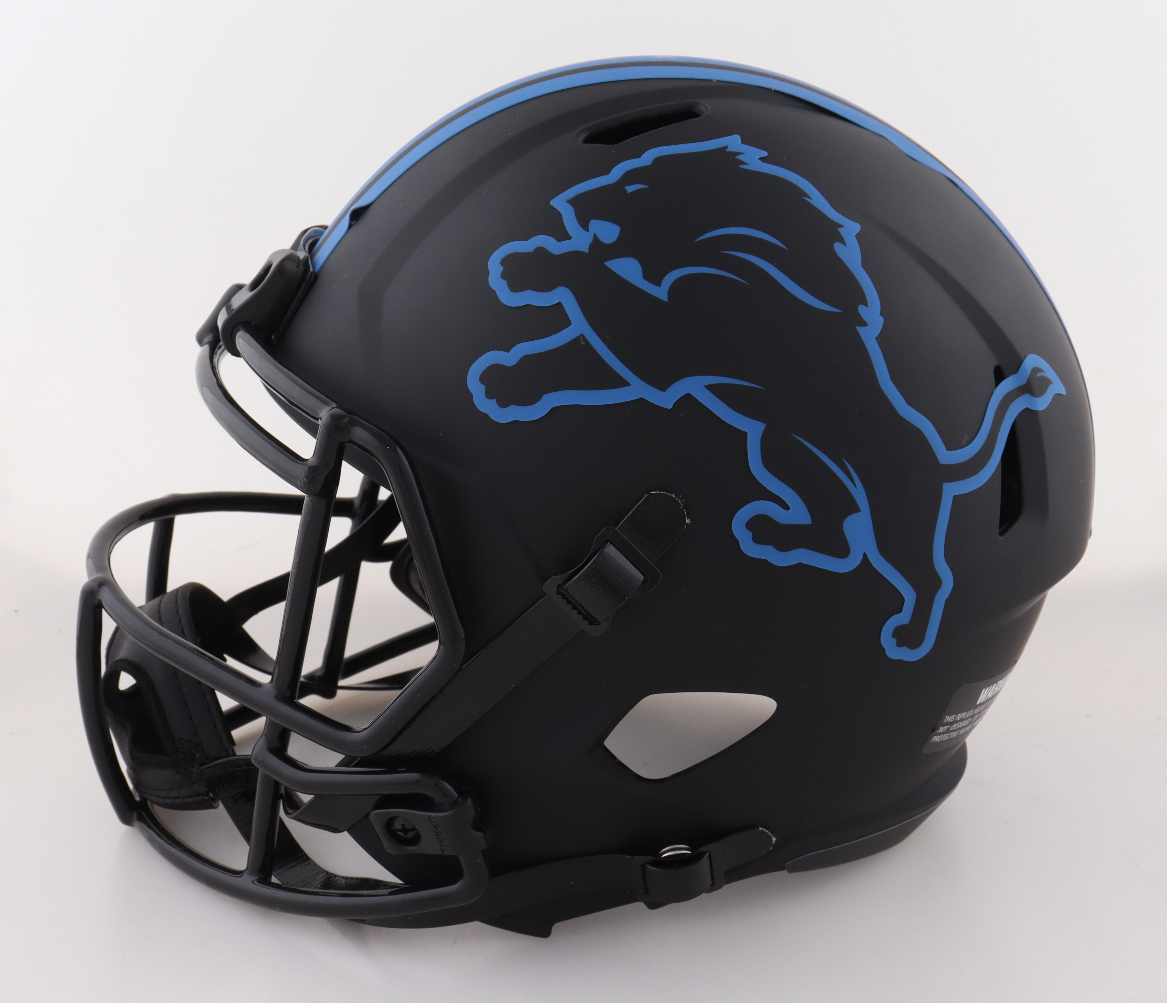 Lem Barney Signed Lions Full-Size Eclipse Alternate Speed Helmet Inscribed "HOF 92" (Schwartz) at PristineAuction.com Lem Barney Signed Lions Full-Size Eclipse Alternate Speed Helmet Inscribed "HOF 92" (Schwartz) at PristineAuction.com