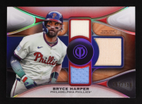 Bryce Harper 2025 Topps Tribute Triple Relics #TTRBH #101/199 at PristineAuction.com