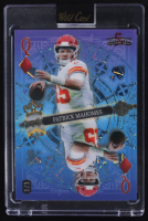 Patrick Mahomes II 2024 Wild Card 5 Card Draw Stacked Deck Queen of Diamonds Lazer Blue #SDPDPMN #1/1 at PristineAuction.com