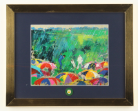 "Arnold Palmer at Augusta National Masters Tournament" Custom Framed Leroy Neiman Art Lithograph Display with Masters Pin at PristineAuction.com